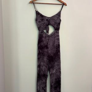 Super Cute Purple Tie Dye Jumpsuit